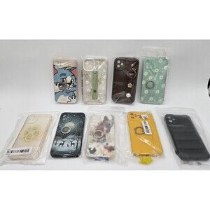 IPhone 11 Case Lot Of 9 Unbranded Cases Chickens Tom n Jerry Flowers Deer Yellow